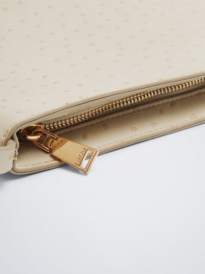 Parfois Embossed Crossbody Kabelka Damske Biele | Slovensko-TQBY48205