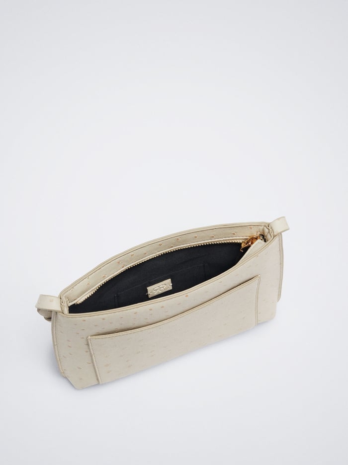 Parfois Embossed Crossbody Kabelka Damske Biele | Slovensko-TQBY48205