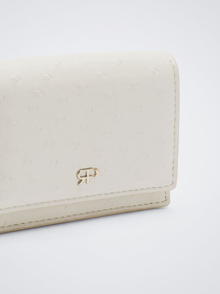 Parfois Embossed Držiteľ Karty Damske Biele | Slovensko-YBAW68943