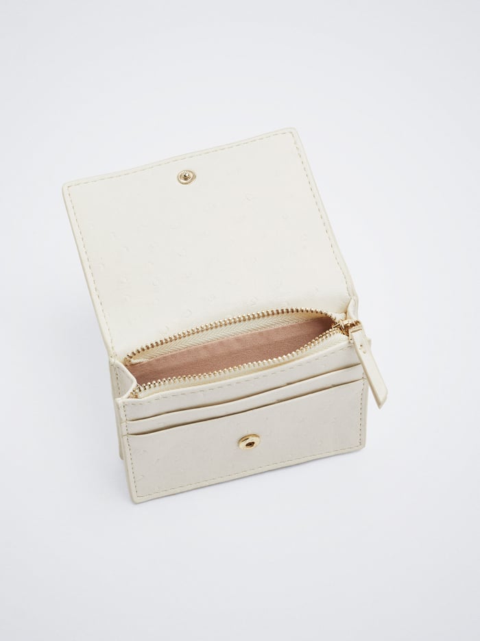 Parfois Embossed Držiteľ Karty Damske Biele | Slovensko-YBAW68943