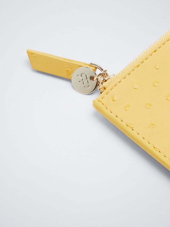 Parfois Embossed Držiteľ Karty Damske Žlté | Slovensko-GLYC95230