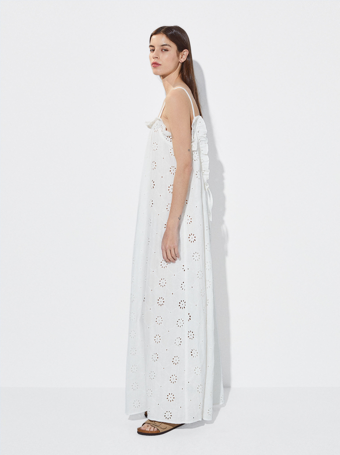 Parfois Embroidered Long Saty Damske Biele | Slovensko-UFYW47265