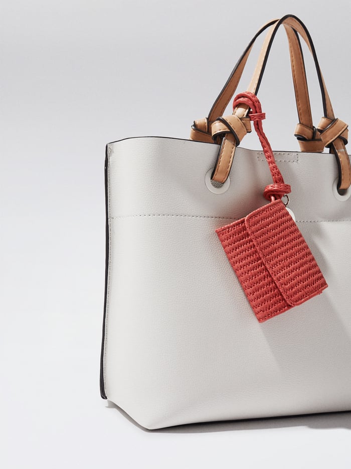 Parfois Everyday With Detachable Pendant Prenosná Taška Damske Biele | Slovensko-MXIW41380