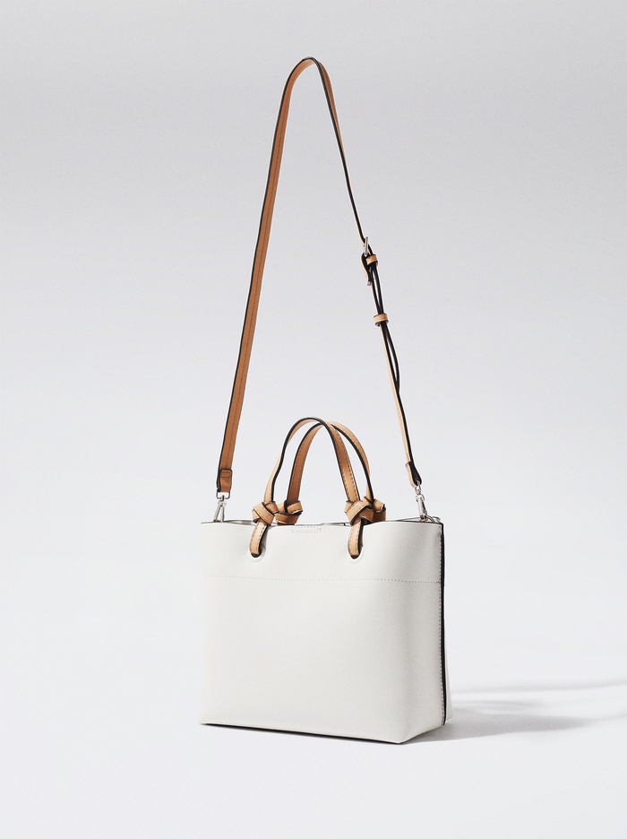 Parfois Everyday With Detachable Pendant Prenosná Taška Damske Biele | Slovensko-MXIW41380