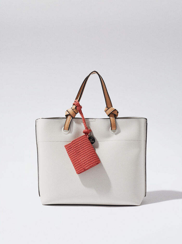 Parfois Everyday With Detachable Pendant Prenosná Taška Damske Biele | Slovensko-MXIW41380