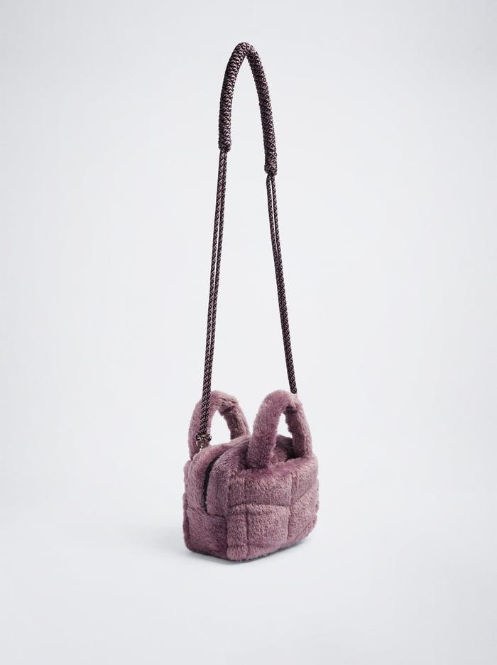 Parfois Faux Fur Crossbody Kabelka Damske Nachový | Slovensko-QNTP10562