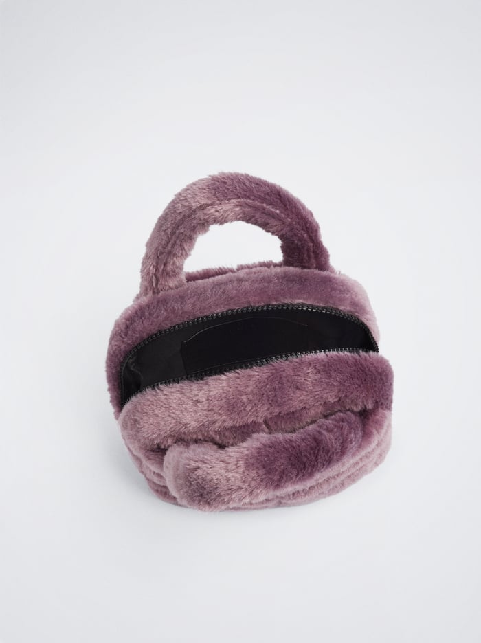 Parfois Faux Fur Crossbody Kabelka Damske Nachový | Slovensko-QNTP10562