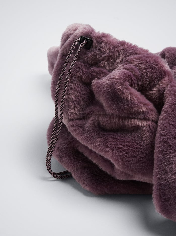 Parfois Faux Fur Prenosná Taška Damske Nachový | Slovensko-VYTI60318