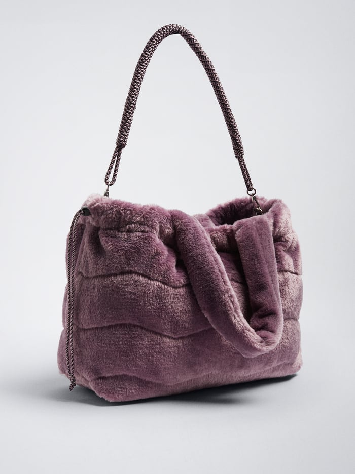 Parfois Faux Fur Prenosná Taška Damske Nachový | Slovensko-VYTI60318