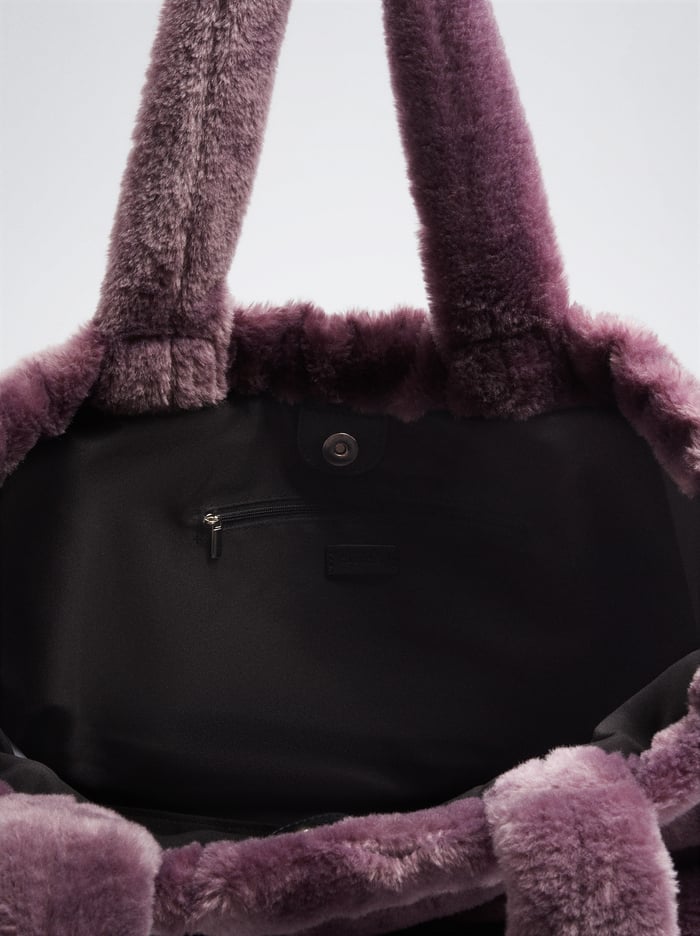 Parfois Faux Fur Prenosná Taška Damske Nachový | Slovensko-VYTI60318
