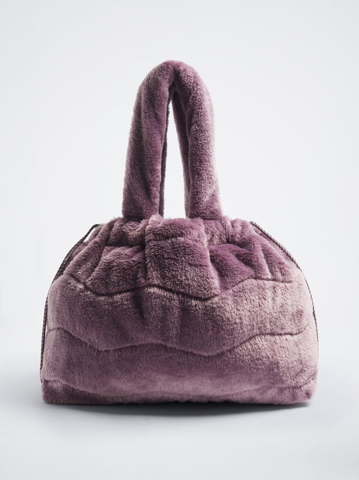 Parfois Faux Fur Prenosná Taška Damske Nachový | Slovensko-VYTI60318