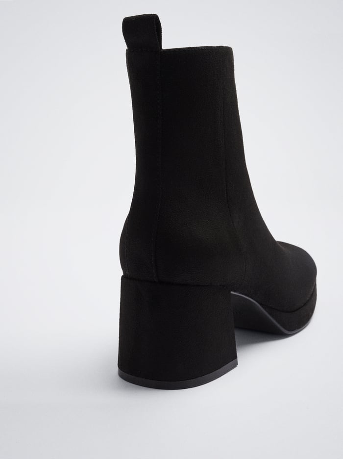 Parfois Faux Semisove Clenkove Cizmy Damske Čierne | Slovensko-GITD85491