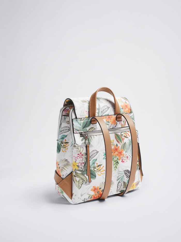 Parfois Floral Print Batohy Damske Viacfarebný | Slovensko-OKGQ97014