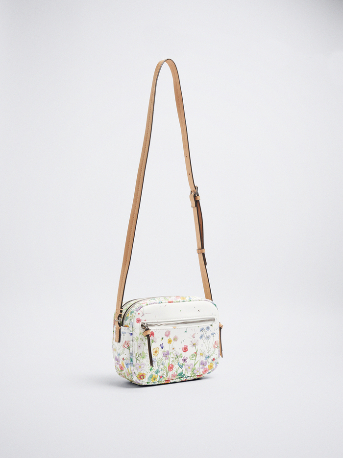 Parfois Floral Print Crossbody Kabelka Damske Viacfarebný | Slovensko-EVBO27065
