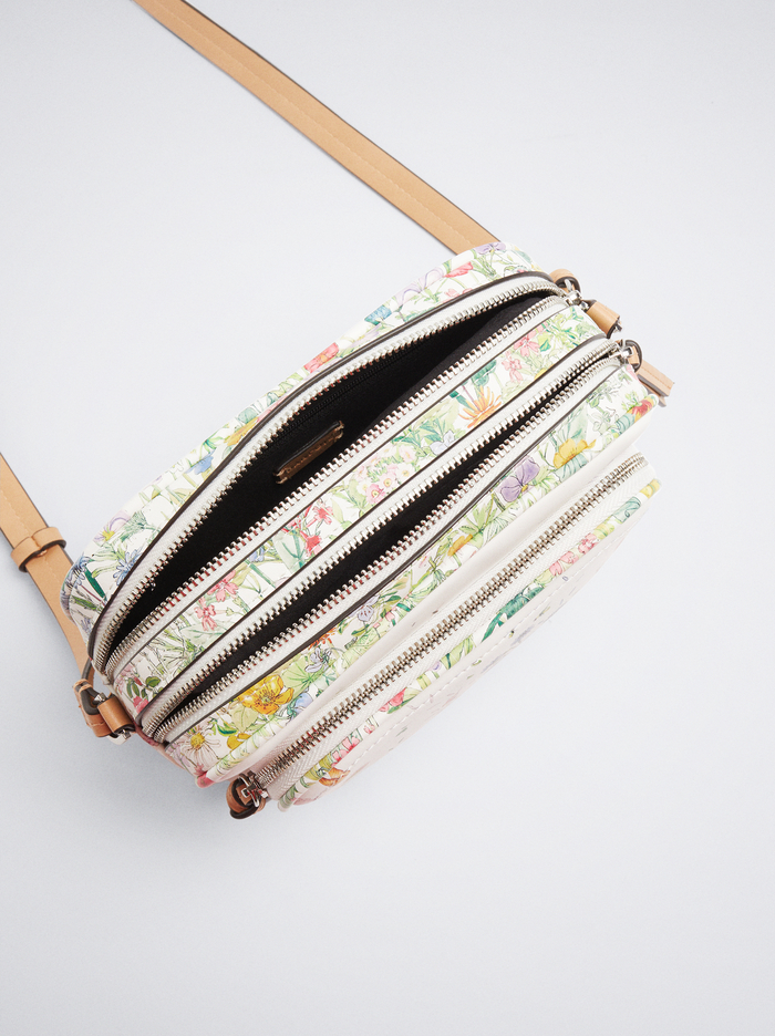 Parfois Floral Print Crossbody Kabelka Damske Viacfarebný | Slovensko-EVBO27065