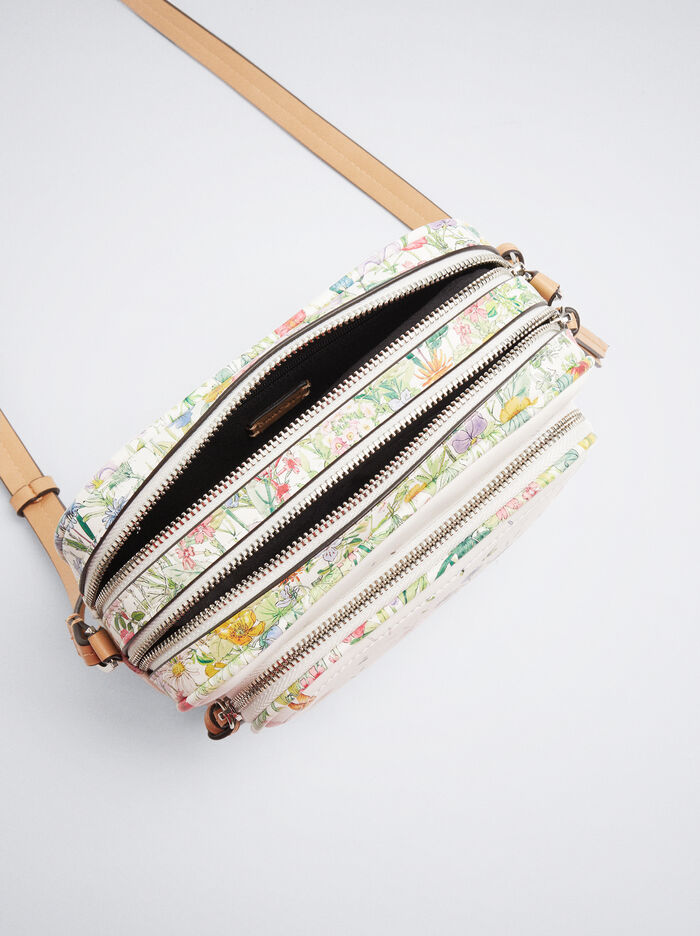 Parfois Floral Print Crossbody Kabelka Damske Viacfarebný | Slovensko-NYID69183