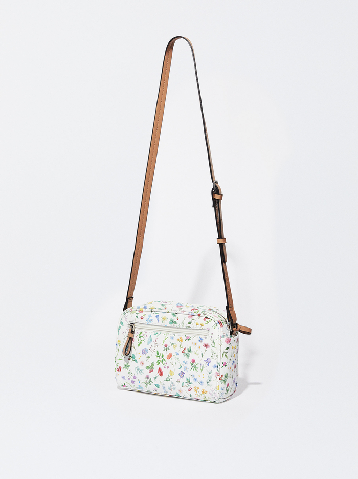 Parfois Floral Print Crossbody Kabelka Damske Červené | Slovensko-XSTU30594