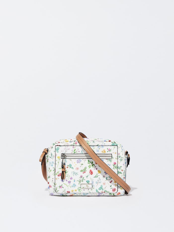 Parfois Floral Print Crossbody Kabelka Damske Červené | Slovensko-XSTU30594