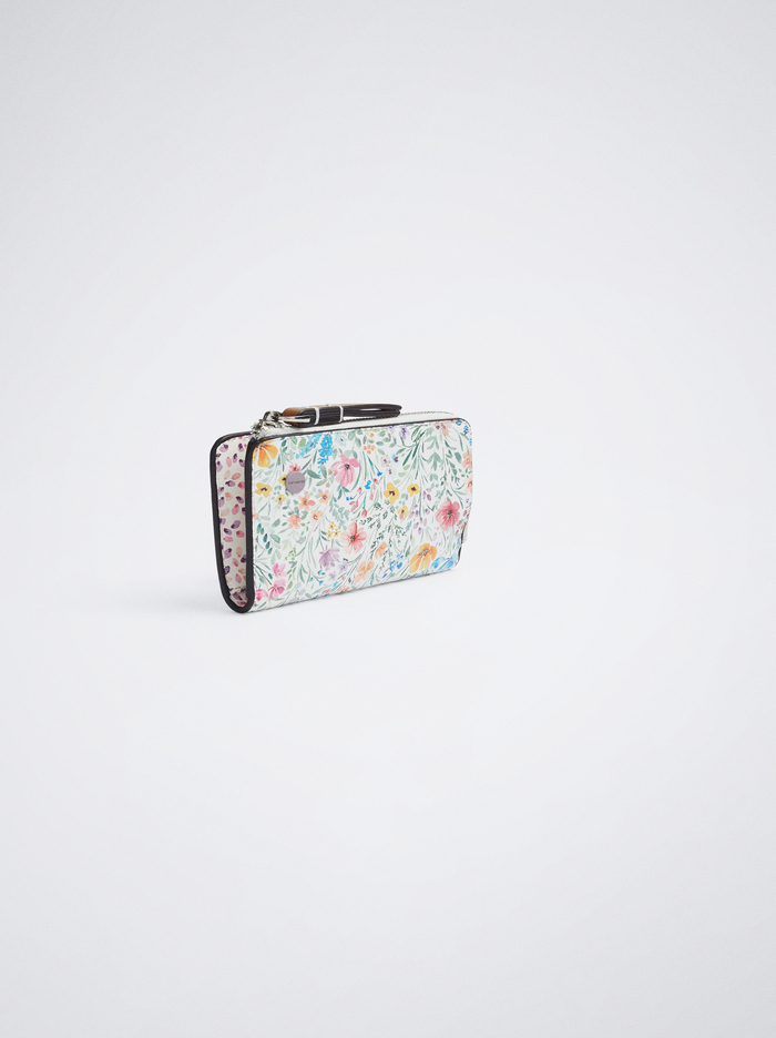 Parfois Floral Print Držiteľ Karty Damske Biele | Slovensko-ENKG54871