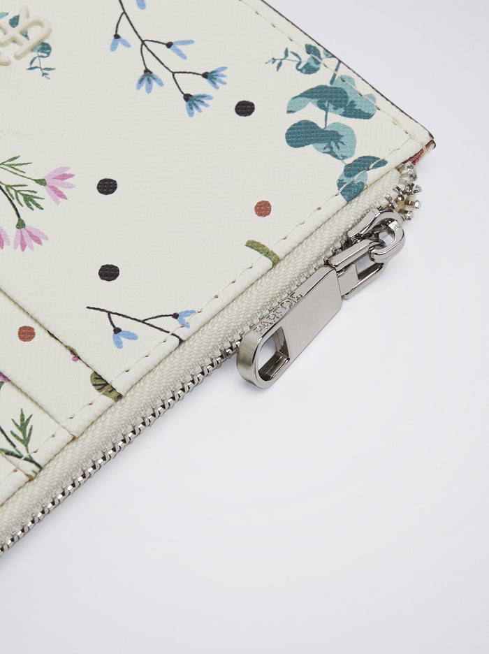 Parfois Floral Print Držiteľ Karty Damske Biele | Slovensko-NOUR23517