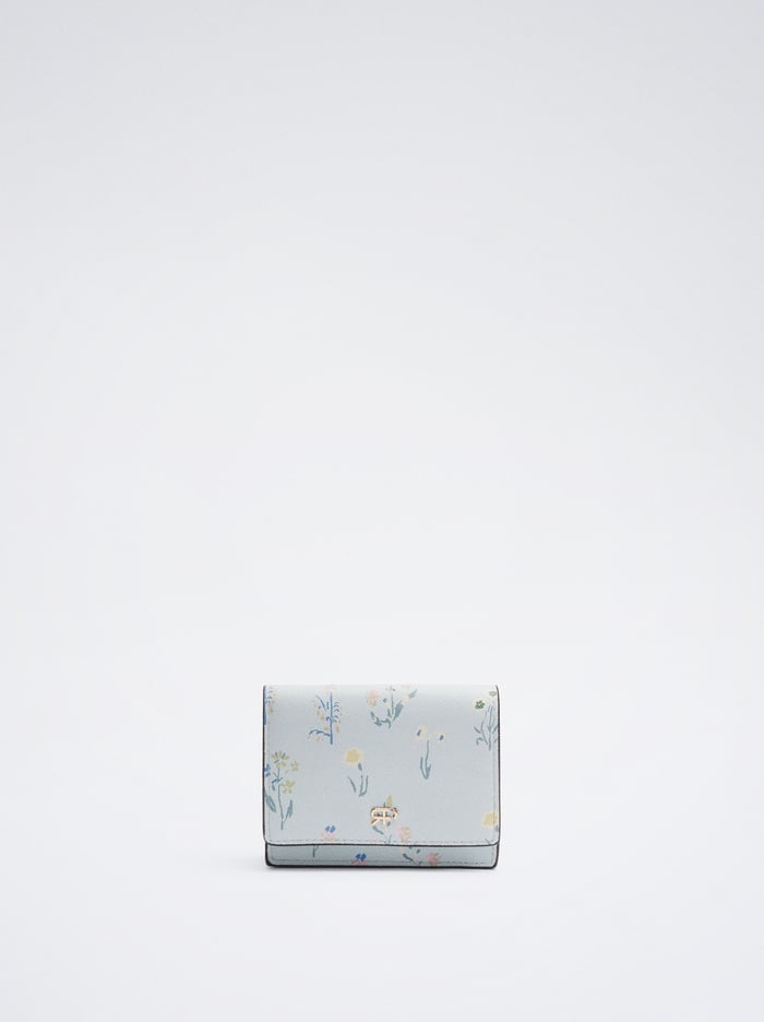Parfois Floral Print Držiteľ Karty Damske Modre | Slovensko-SNWP25938