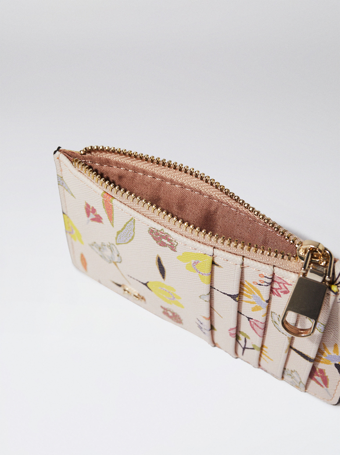 Parfois Floral Print Držiteľ Karty Damske Viacfarebný | Slovensko-SZWE20173