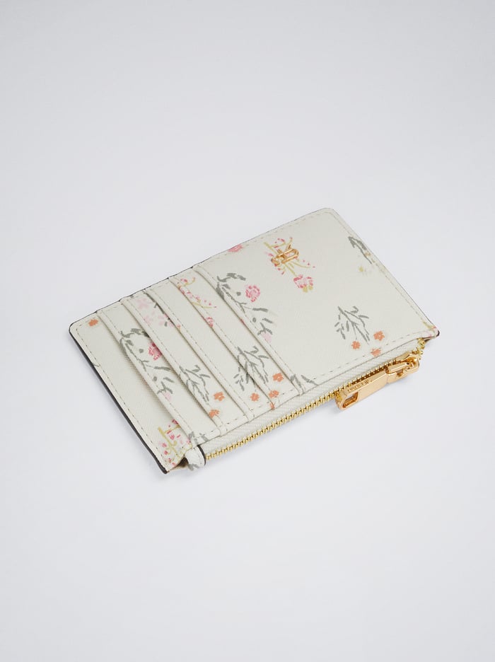 Parfois Floral Print Držiteľ Karty Damske Biele | Slovensko-TBAJ31907