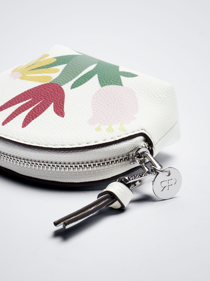 Parfois Floral Print Penazenka Na Mince Damske Biele | Slovensko-YSNF13056