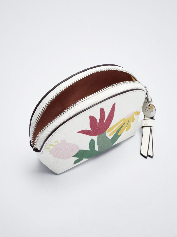 Parfois Floral Print Penazenka Na Mince Damske Biele | Slovensko-YSNF13056