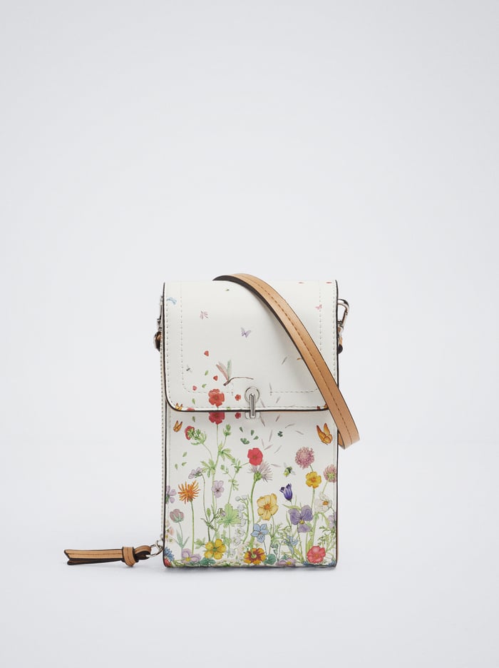 Parfois Floral Print Taska Na Mobil Damske Viacfarebný | Slovensko-ATID75391