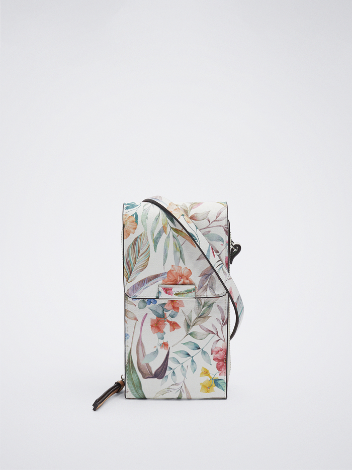 Parfois Floral Print Taska Na Mobil Damske Viacfarebný | Slovensko-DLXR86142