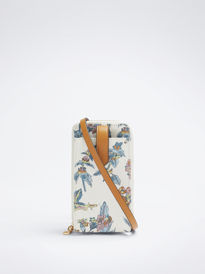 Parfois Floral Print Taska Na Mobil Damske Viacfarebný | Slovensko-YOLP83657