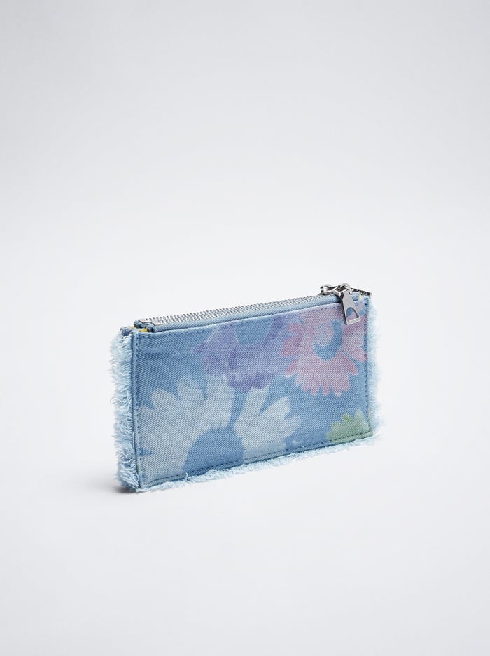 Parfois Flower Print Denim Penazenky Damske Modre | Slovensko-VYZT59682