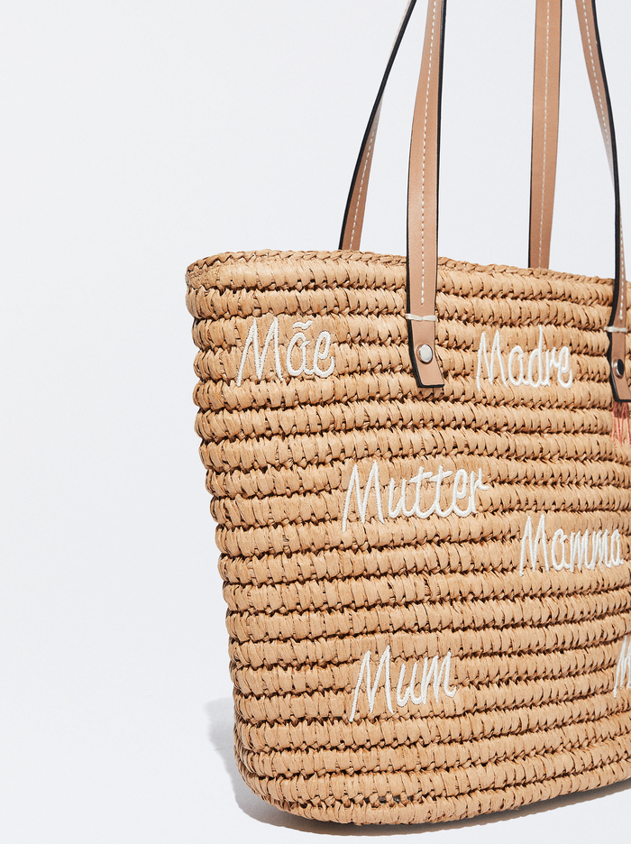 Parfois Handmade Straw Prenosná Taška Damske Béžové | Slovensko-IUKF04986