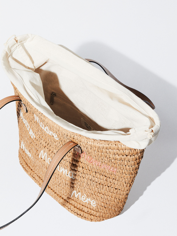 Parfois Handmade Straw Prenosná Taška Damske Béžové | Slovensko-IUKF04986