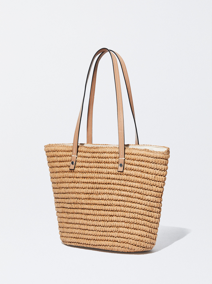 Parfois Handmade Straw Prenosná Taška Damske Béžové | Slovensko-IUKF04986
