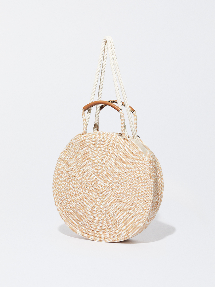 Parfois Handmade With Pendant Prenosná Taška Damske Béžové | Slovensko-JRWD94675