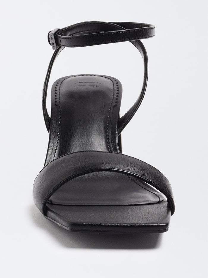 Parfois High-Heel With Ankle Straps Sandále Damske Čierne | Slovensko-DVEK86049
