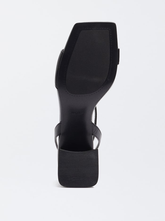 Parfois High-Heel With Ankle Straps Sandále Damske Čierne | Slovensko-DVEK86049