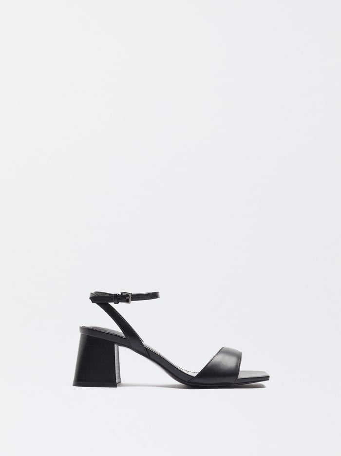 Parfois High-Heel With Ankle Straps Sandále Damske Čierne | Slovensko-DVEK86049