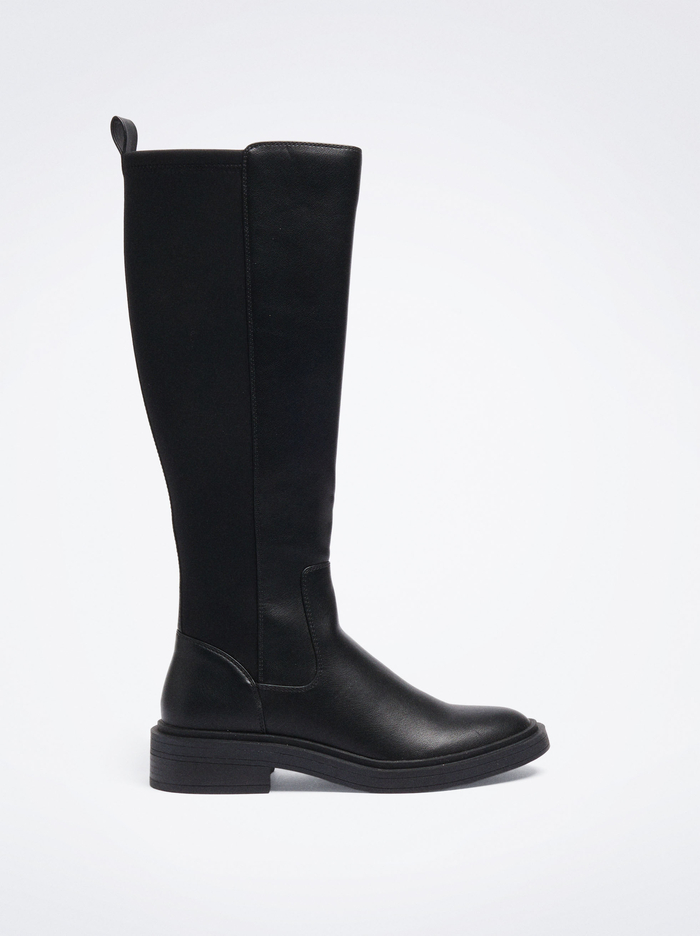 Parfois High Neoprene Cizmy Damske Čierne | Slovensko-BKLV53479