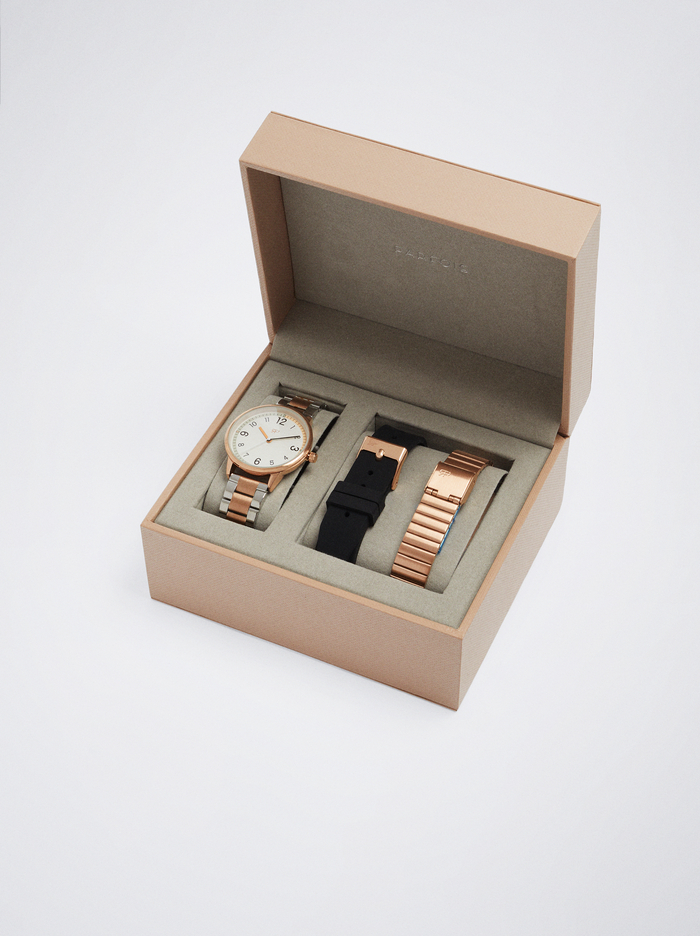 Parfois Interchangeable Straps Hodinky Damske Ruzove Zlate | Slovensko-UZSJ67358
