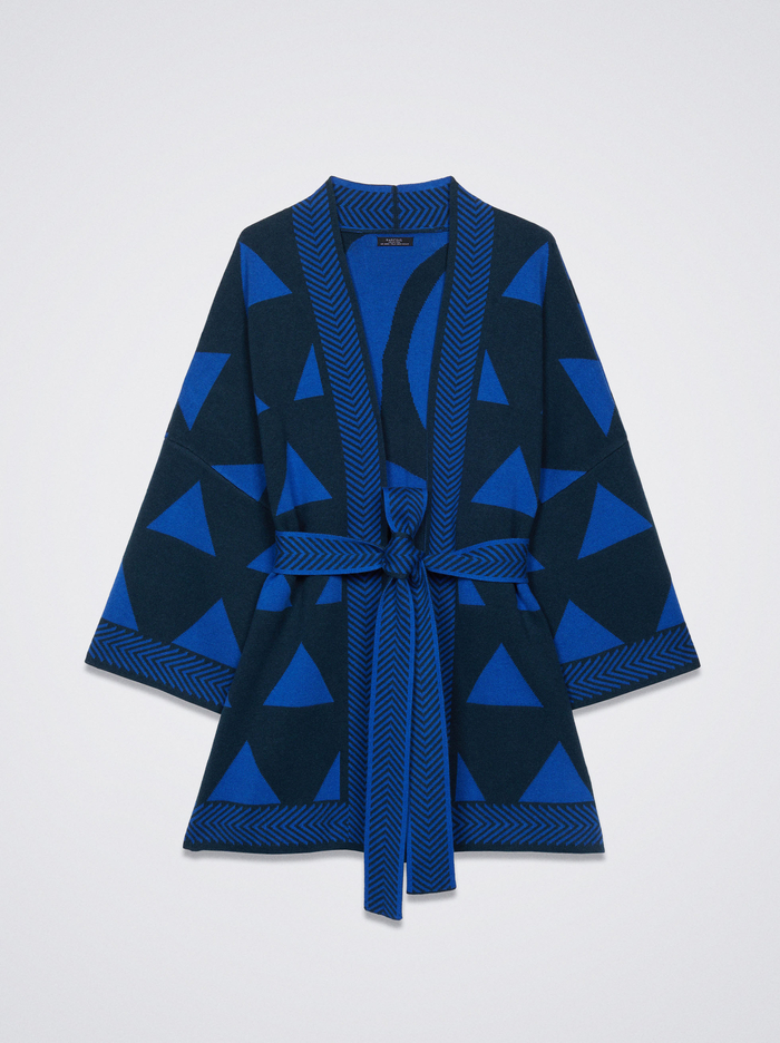 Parfois Jacquard Knit Kardigán Damske Modre | Slovensko-LIAO51049