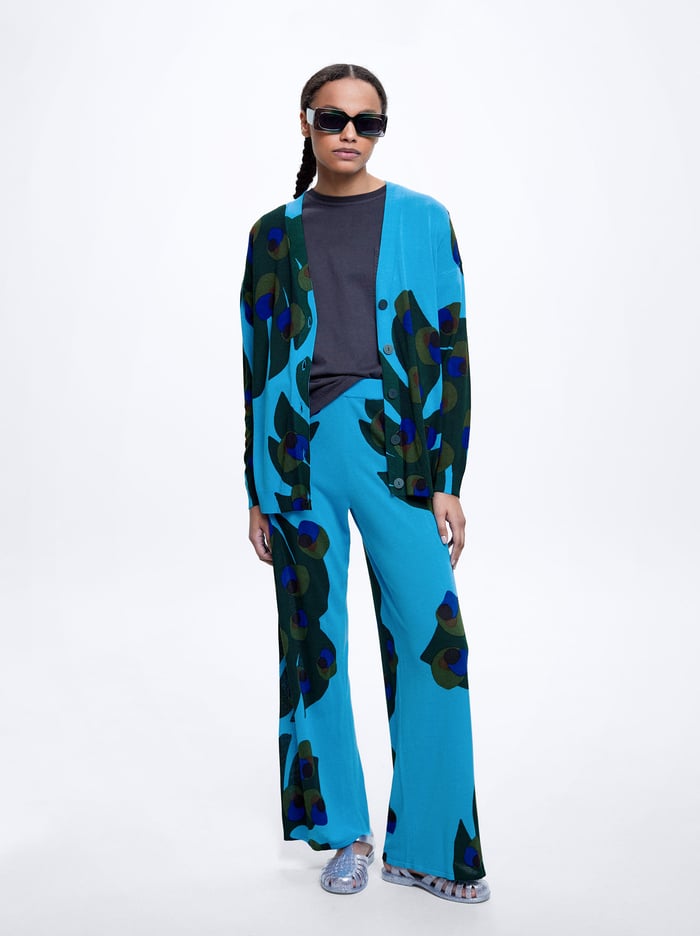 Parfois Jacquard Knit Kardigán Damske Viacfarebný | Slovensko-BKIX03789