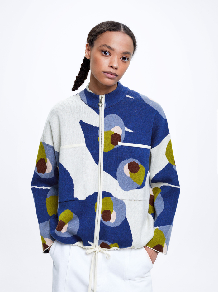 Parfois Jacquard Knit Kardigán Damske Viacfarebný | Slovensko-HMKZ26739
