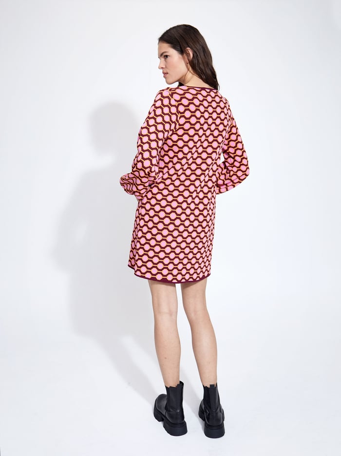Parfois Jacquard Pletené Saty Damske Ruzove | Slovensko-NKTR71486