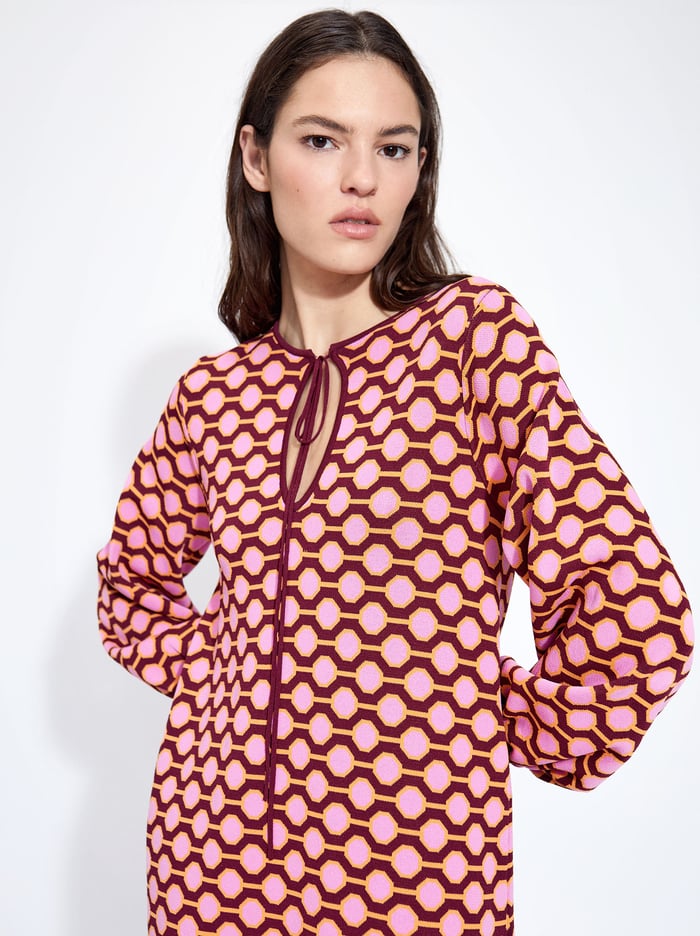 Parfois Jacquard Pletené Saty Damske Ruzove | Slovensko-NKTR71486