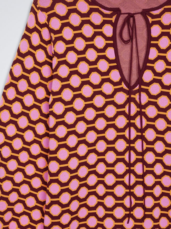 Parfois Jacquard Pletené Saty Damske Ruzove | Slovensko-NKTR71486
