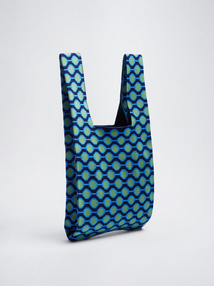 Parfois Jacquard Prenosná Taška Damske Modre | Slovensko-DVRK82640