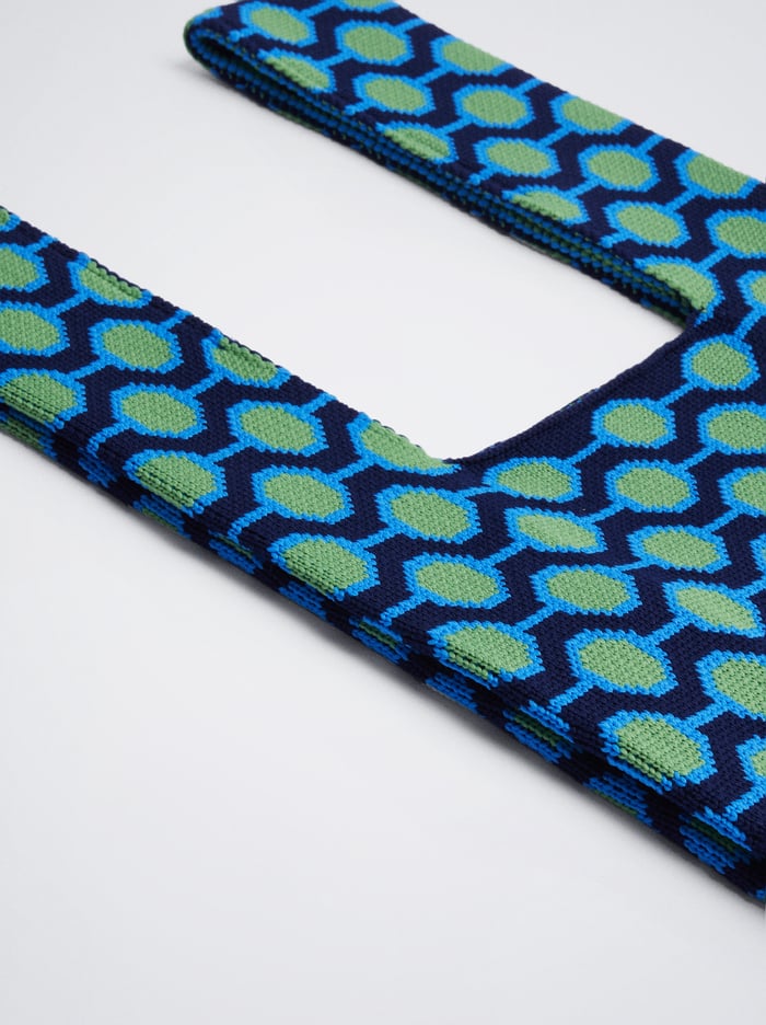 Parfois Jacquard Prenosná Taška Damske Modre | Slovensko-DVRK82640